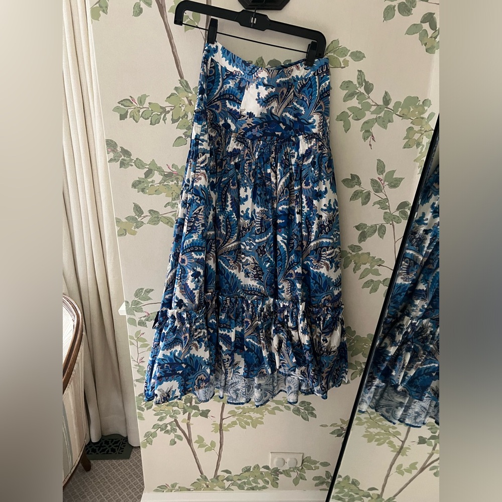 Cara Cara blue and white skirt